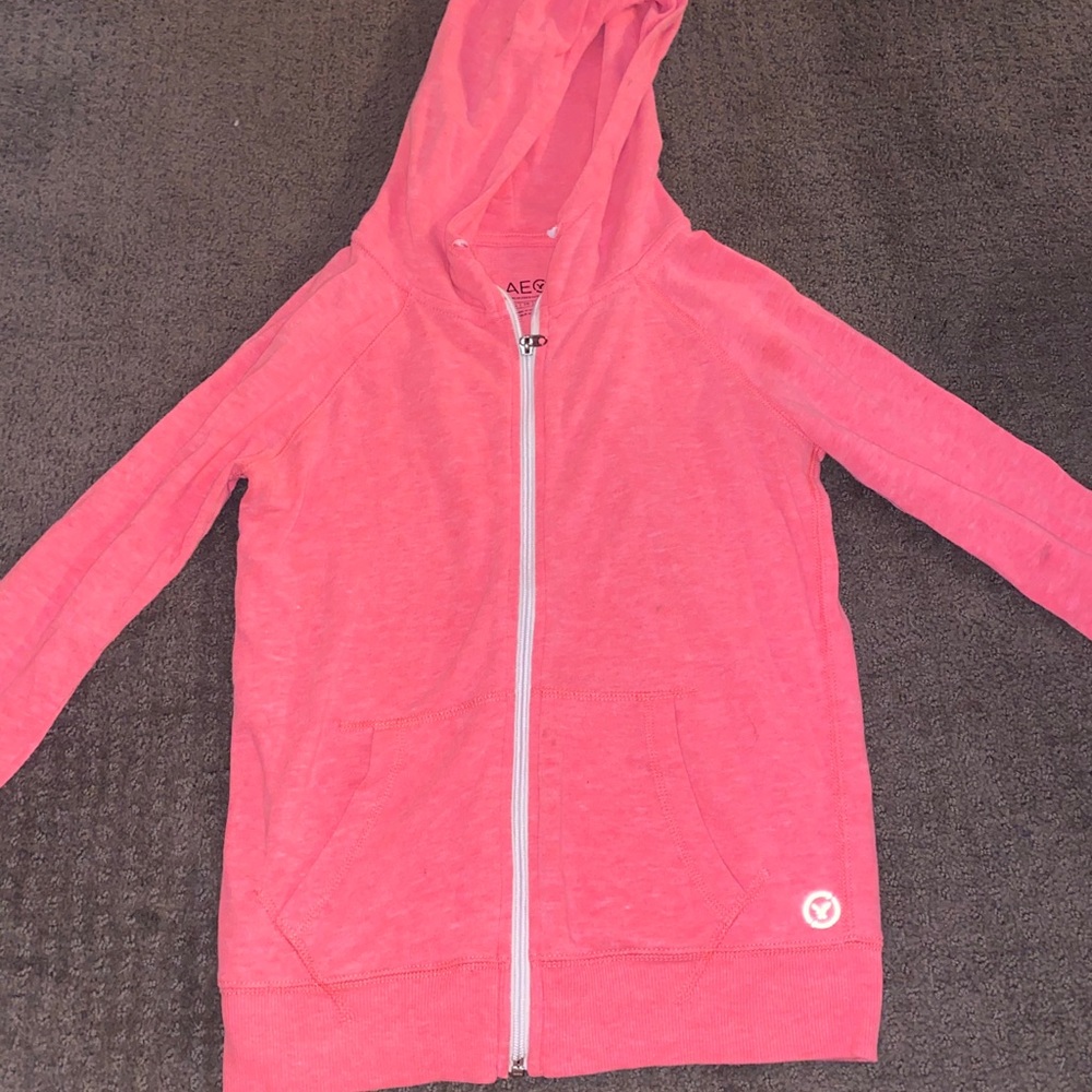 Pink zip up